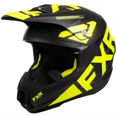 FXR Torque Team Hjelm Sort/Gul | XS