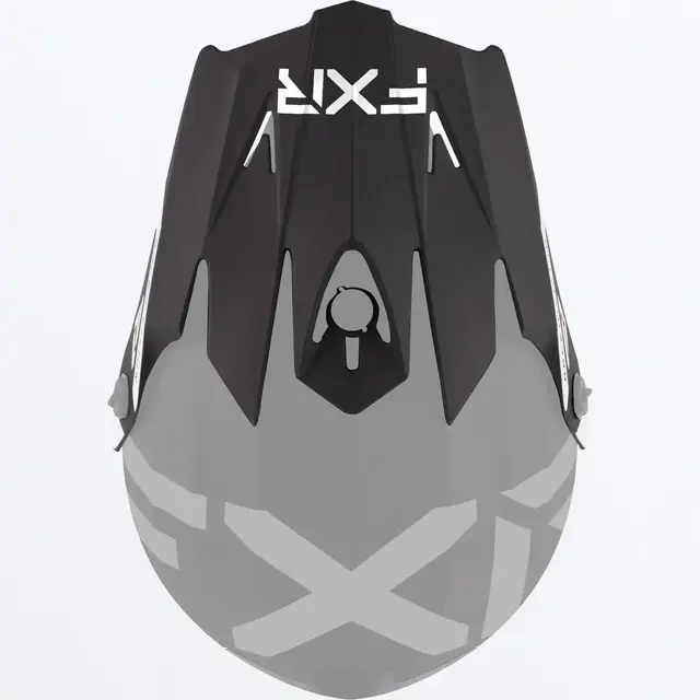 FXR Youth Legion Hjelm Skygge Black/White 