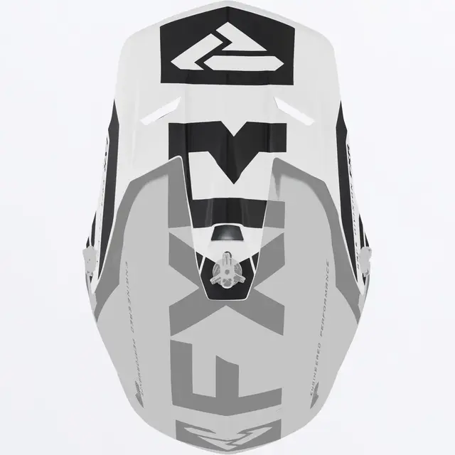 FXR Clutch Evo LE Hjelm Skygge White/Black 