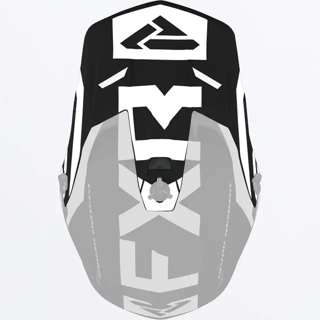 FXR Clutch Evo LE Hjelm Skygge Black/White 