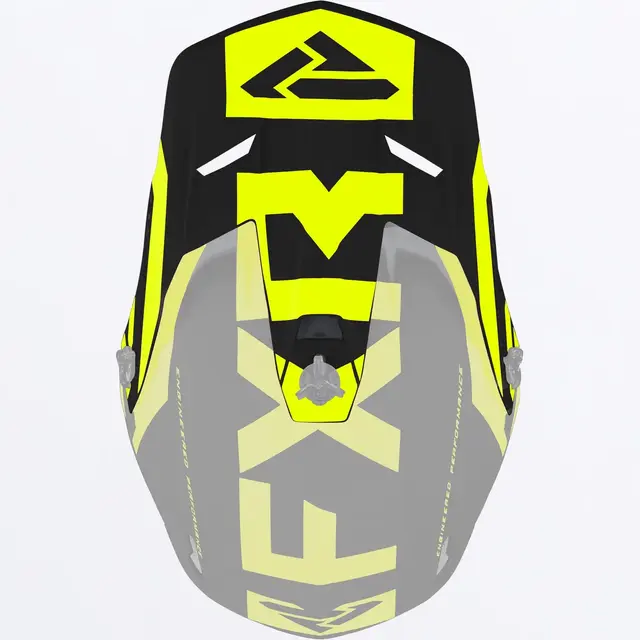 FXR Clutch Evo LE Hjelm Skygge Black/HiVis 