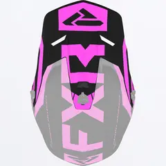 FXR Clutch Evo LE Hjelm Skygge Black/E-Pink