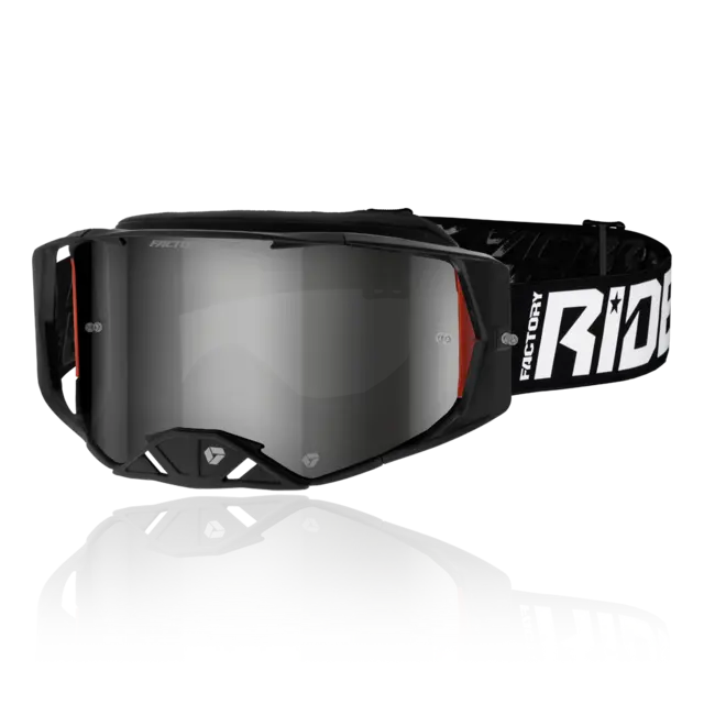 FXR Factory Ride Crossbrille Prime - Sort og hvit 