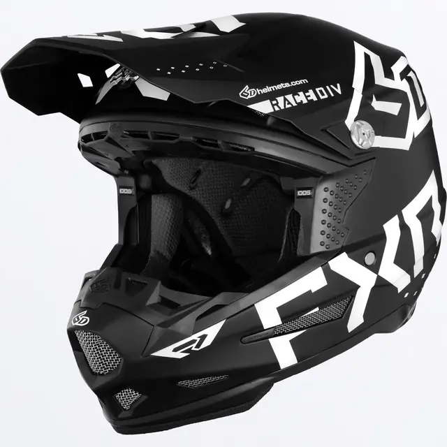 FXR 6D ATR-2 Hjelm Black/White | L 