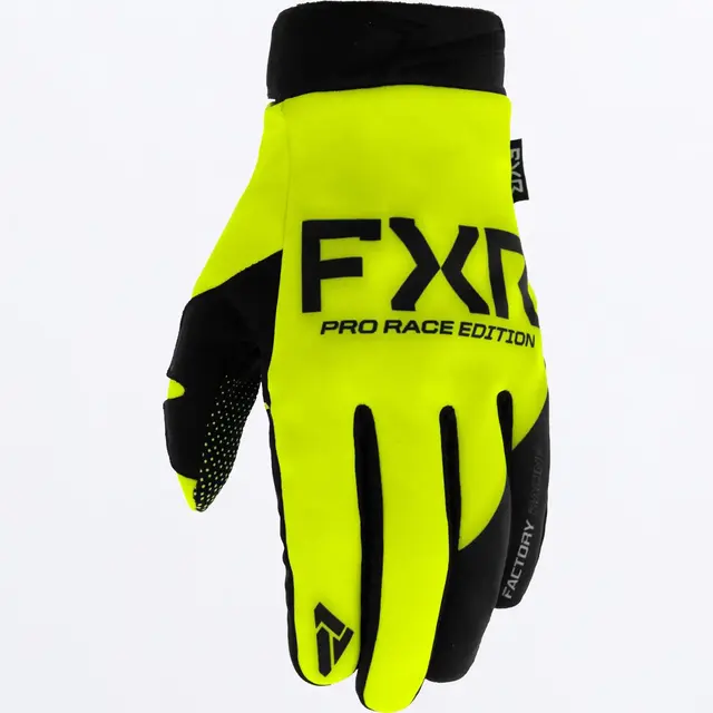 FXR Cold Cross Lite Hansker Black/HiVis | S 