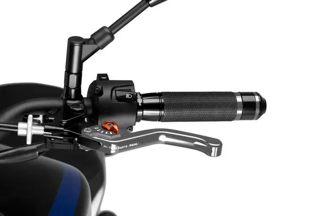 Puig 3.0 Clutch Hendel Kort Sølv / Oransje 