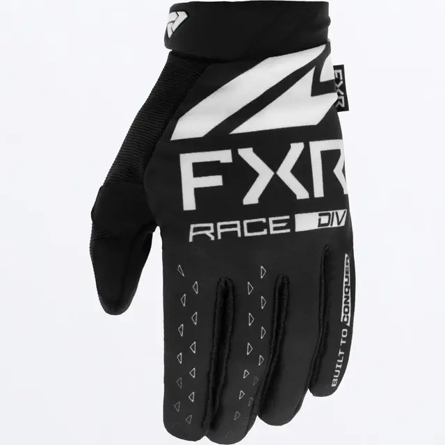 FXR Reflex MX Hansker Black/White | XL 