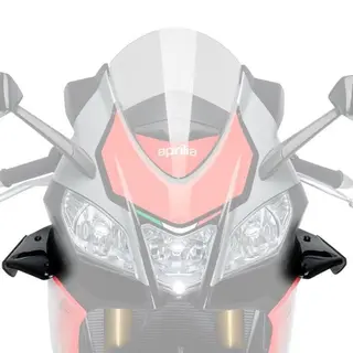 Puig Side Downforce Spoilers | Black/Bl ack | Aprilia RSV 4 RF 2015&gt;2020