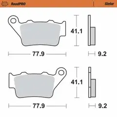 Moto Master bremseklosser Sinter Bak Flere modeller!