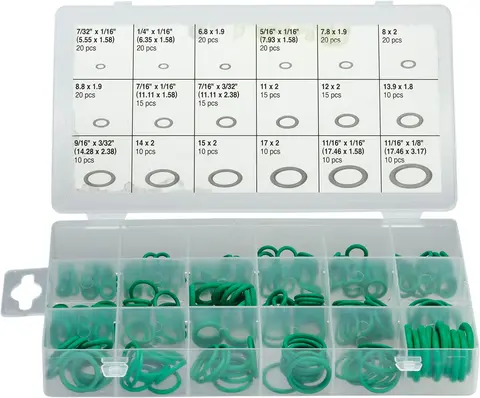 Moose Racing O-Ring Sae &amp; Metric 270Pc O-Rings 18 Sizes Kit 270-Pack