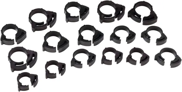 Moose Racing Clamps Nylon Ratchet 16Pc Ratchet Clamps 8Mm | 9Mm | 10Mm | 12Mm 