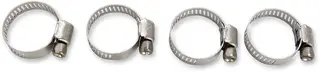 Moose Racing Clamp Hose Ss 10-25Mm 4Pk Hose Clamps 10-25Mm 4-Pack