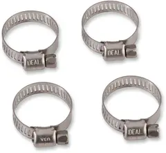 Moose Racing Clamp Hose Ss 13-32Mm 4Pk Hose Clamps 13-32Mm 4-Pack