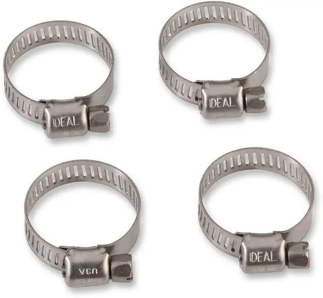 Moose Racing Clamp Hose Ss 13-32Mm 4Pk Hose Clamps 13-32Mm 4-Pack 