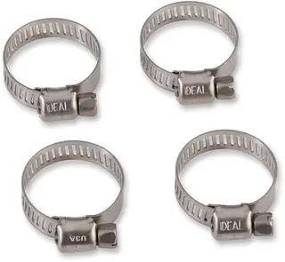Moose Racing Clamp Hose Ss 13-38Mm 4Pk Hose Clamps 13-38Mm 4-Pack