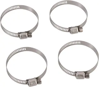Moose Racing Clamp Hose Ss 26-51Mm 4Pk Hose Clamps 26-51Mm 4-Pack