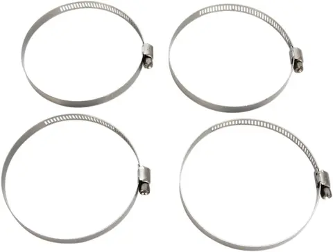 Moose Racing Clamp Hose Ss 58-83Mm 4Pk Hose Clamps 58-83Mm 4-Pack
