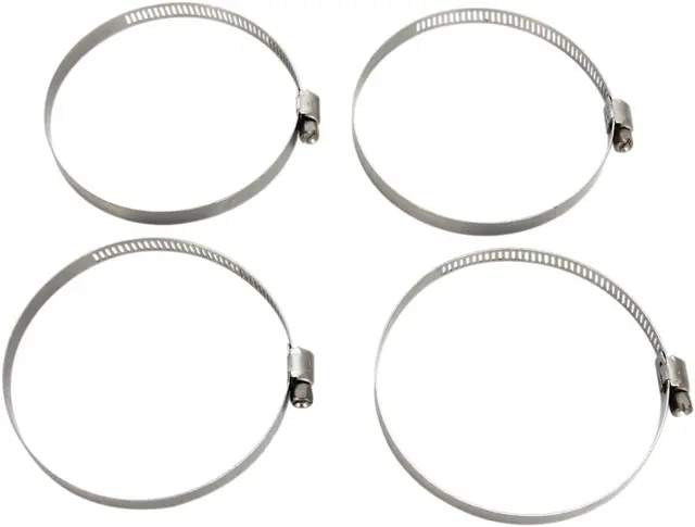 Moose Racing Clamp Hose Ss 58-83Mm 4Pk Hose Clamps 58-83Mm 4-Pack 