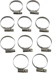 Parts Unlimited Hose Clamp Embossed 20- Hose Clamp Embossed 20-32