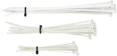 Moose Racing Cable Ties White 30Pk Cable Ties 4&quot; | 6&quot; | 8&quot; White 30-Pack