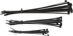 Moose Racing Cable Ties Black 30Pk Cable Ties 4&quot; | 6&quot; | 8&quot; Black 30-Pack
