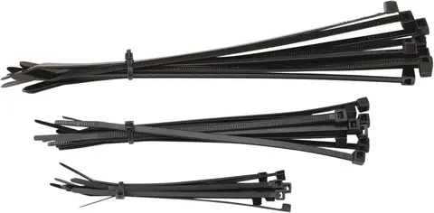 Moose Racing Cable Ties Black 30Pk Cable Ties 4&quot; | 6&quot; | 8&quot; Black 30-Pack
