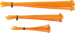 Moose Racing Cable Ties Or 30Pk Cable Ties 4" | 6" | 8" Orange 30-Pack