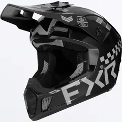 FXR Clutch Gladiator Hjelm Chrome | XS