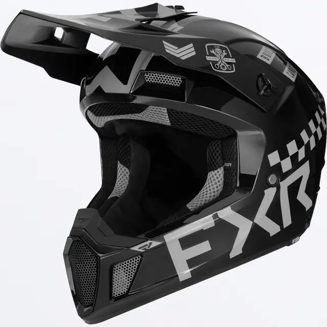 FXR Clutch Gladiator Hjelm Chrome | XS 