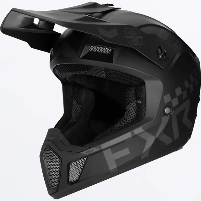 FXR Clutch Gladiator Hjelm Black Ops | XS 