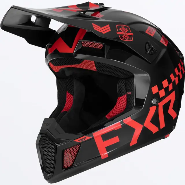 FXR Clutch Gladiator Hjelm Nuke Red | XS 