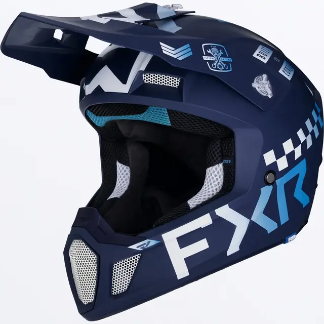 FXR Clutch Gladiator Hjelm Blue | XS 