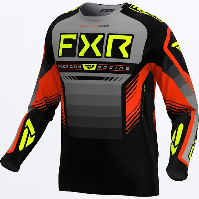 FXR Clutch Pro MX Trøye Grey/Nuke/Hi Vis | S 