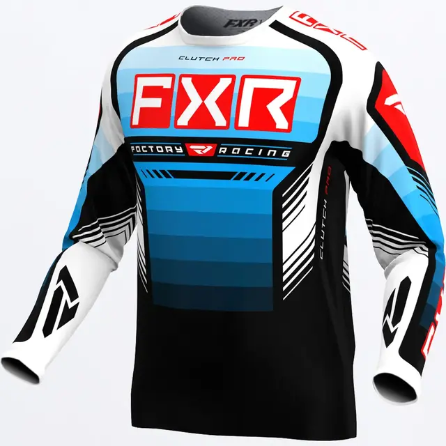 FXR Clutch Pro MX Trøye Blue/Red/Black | M 