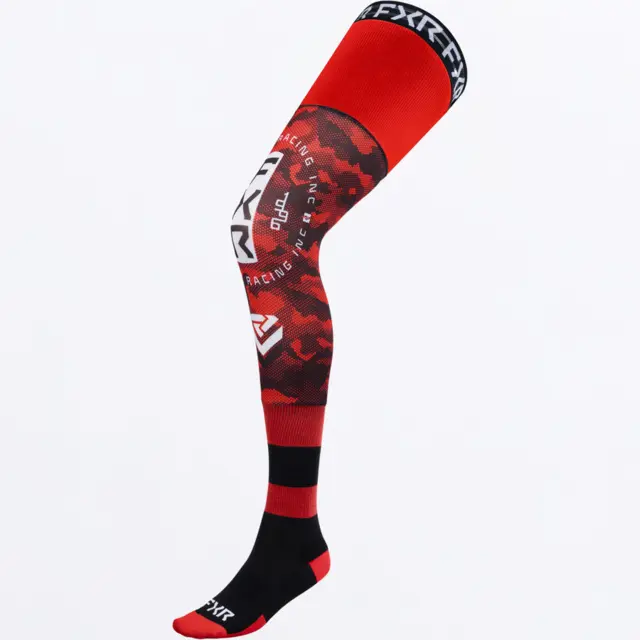 FXR Riding Sock S/M RED/BLACK 