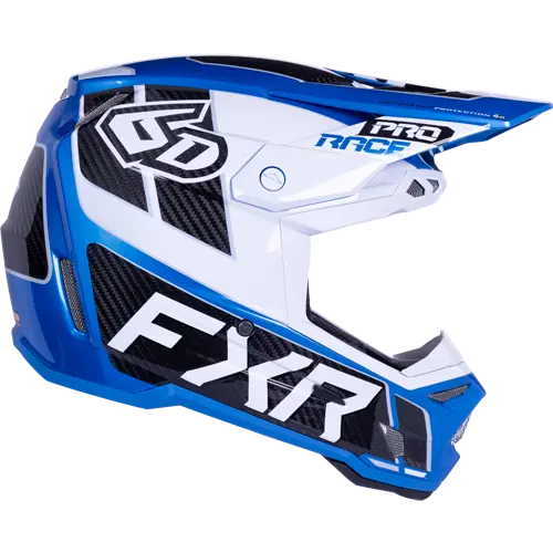 FXR 6D ATR-3 Hjelm XS Blå, Hvit, Sort 