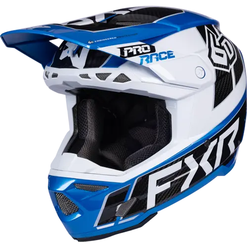 FXR 6D ATR-3 Hjelm XS Blå, Hvit, Sort 