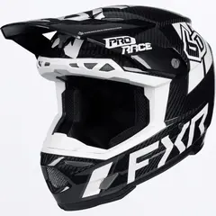 FXR 6D ATR-3 Youth Hjelm S Sort/ Hvit
