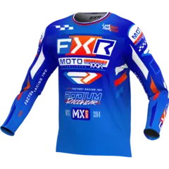 FXR Podium Gladiator Tr&#248;ye XS Bl&#229; / Hvit/ Nuke R&#248;d