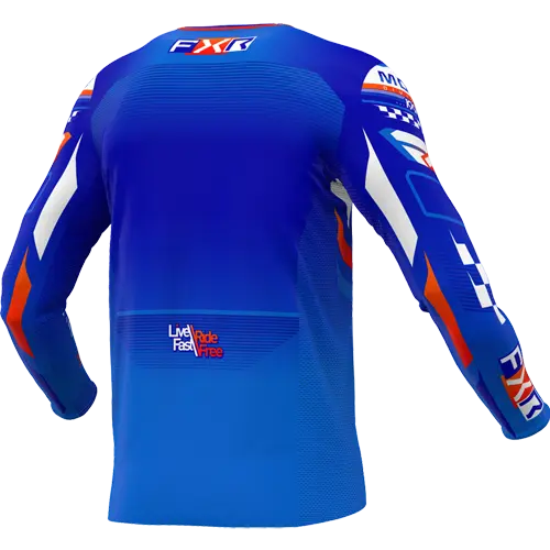 FXR YTH Podium Gladiator MX Trøye XL Blå / Rød / Hvit 