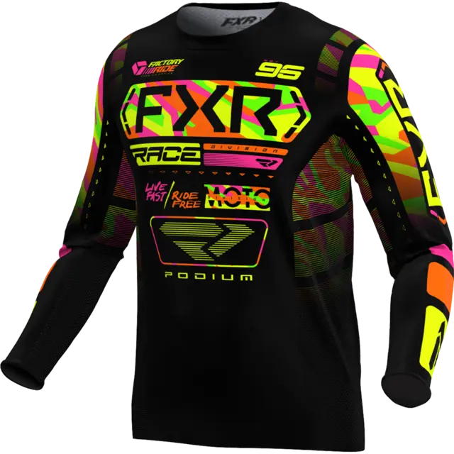 FXR Podium MX Trøye XS SHERBET CAMO 