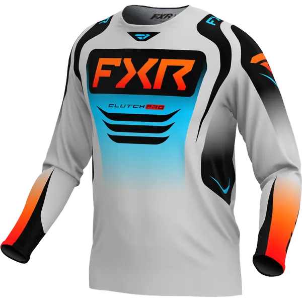 FXR Clutch Pro MX Trøye XS GREY/SKY/ORANGE 