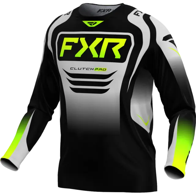 FXR Clutch Pro MX Trøye S BLACK/GREY/HIVIS 