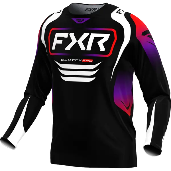 FXR Clutch Pro MX Trøye 2XL BLACK/RED/PURPLE 