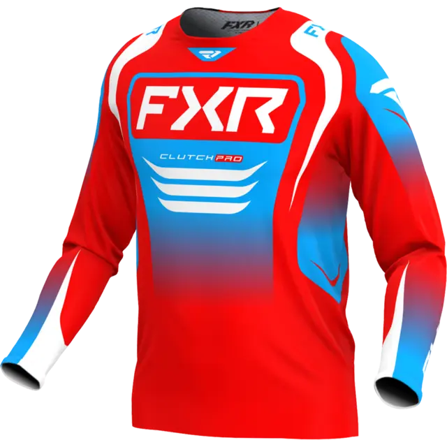 FXR Clutch Pro MX Trøye XS RED/WHITE/CYAN 