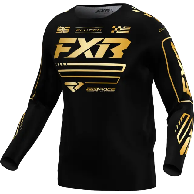 FXR Clutch MX Trøye M BLACK/GOLD 