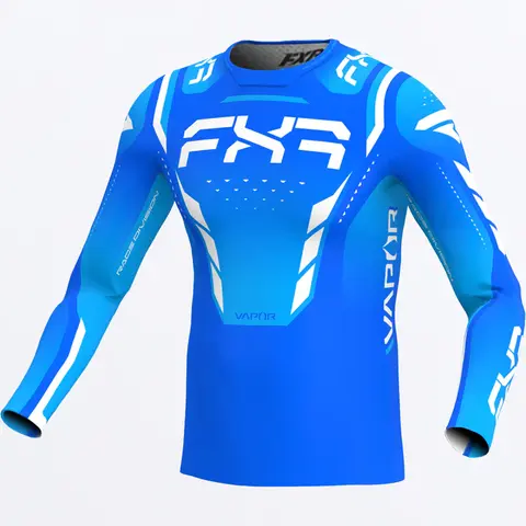 FXR Vapor MX Tr&#248;ye Aero - Bl&#229; / Hvit