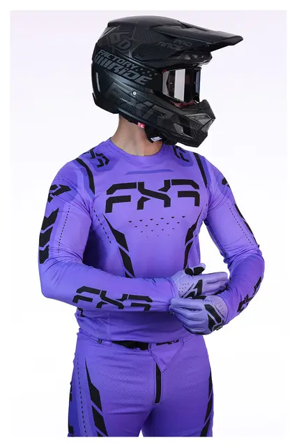 FXR Vapor MX Trøye S Abyss - Lilla 