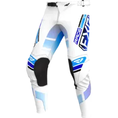 FXR Podium MX Bukse 28 WHITE/BLUE