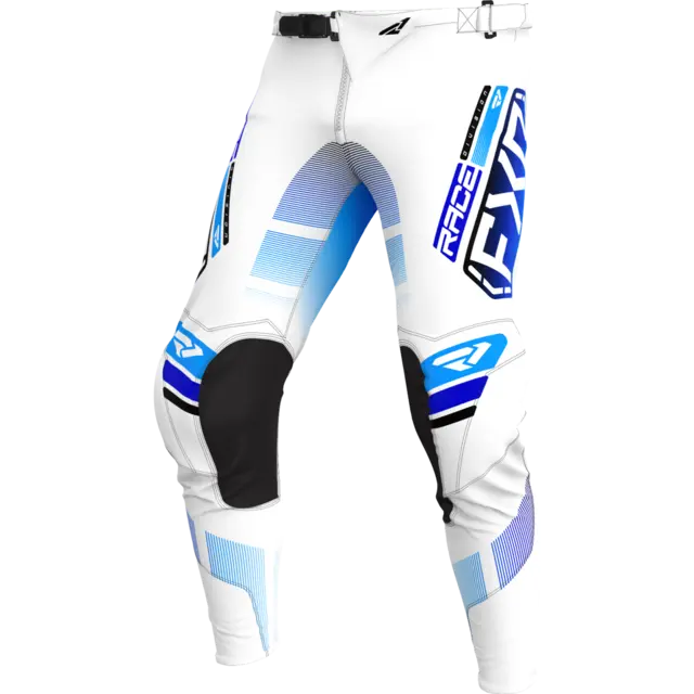 FXR Podium MX Bukse 28 WHITE/BLUE 